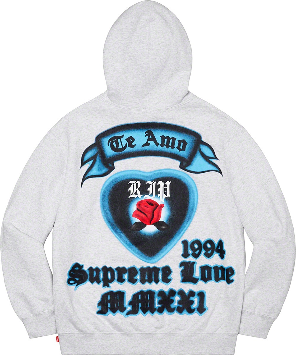 Supreme Love Hooded Sweatshirt view 7